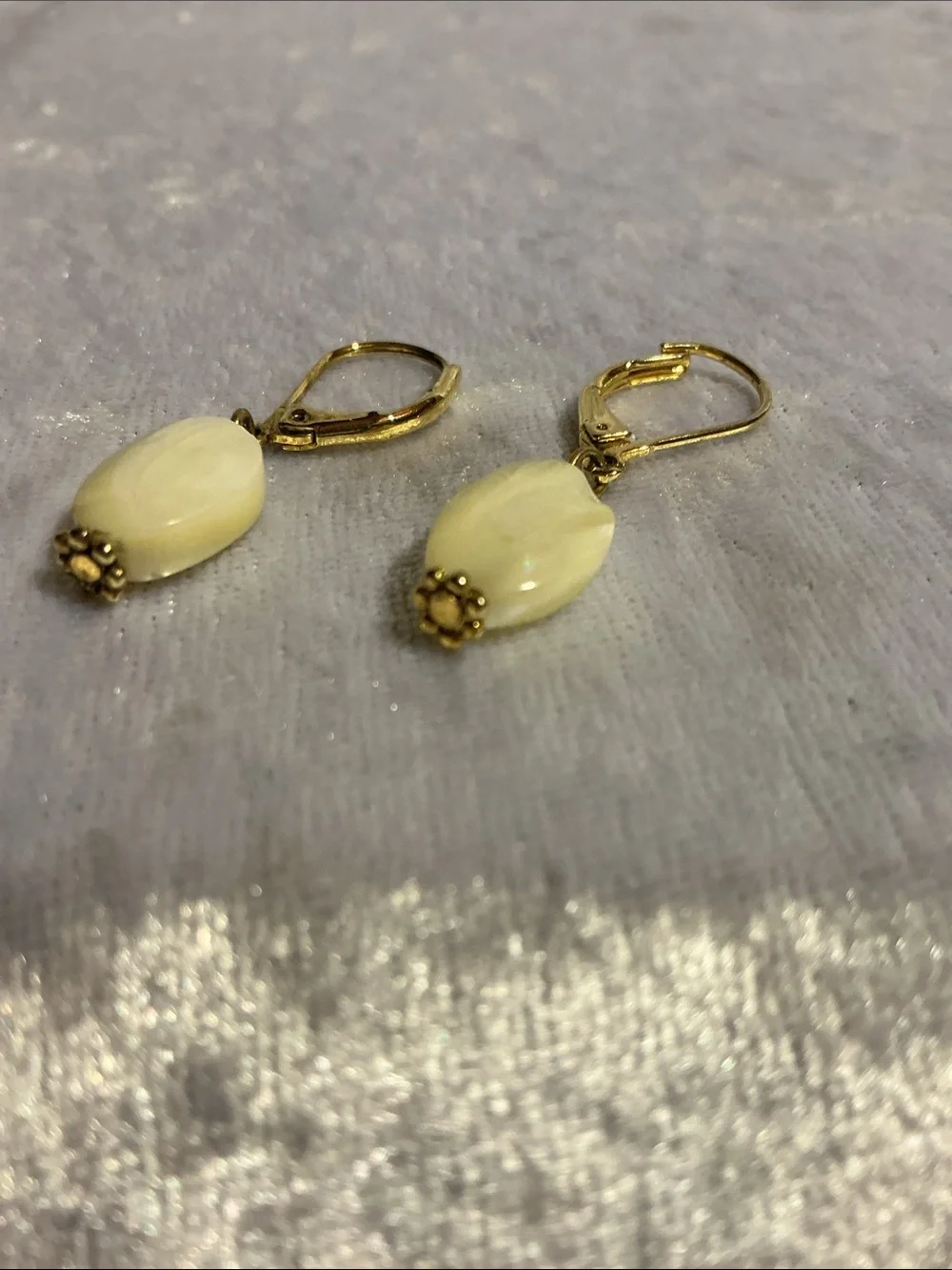 Mother-of-Pearl Drop Earrings